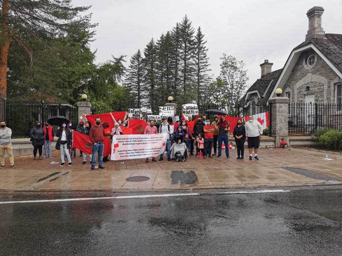 La communauté marocaine établie au Canada se mobilise pour un premier Sit-In à Ottawa