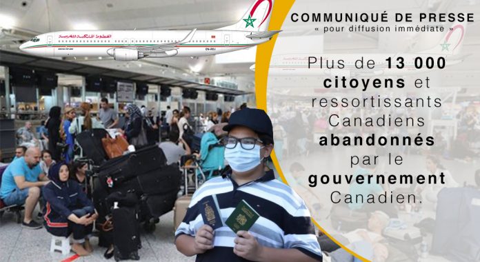 Plus de 13 000 citoyens et ressortissants canadiens abandonnés par le gouvernement Canadien