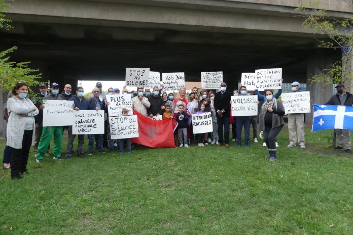 Deuxième sit-in à Montréal contre la décision de suspension des vols directs du Maroc vers le Canada